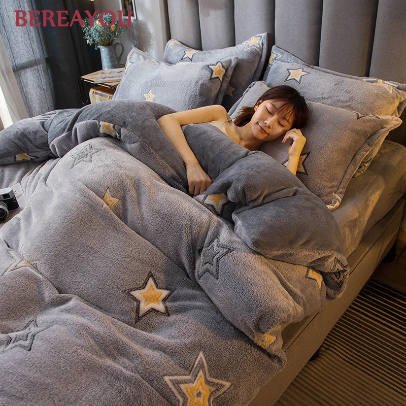 Роскошные комплекты постельного белья с мультяшным рисунком детский толстый