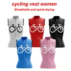 Женский велосипедный жилет, майка без рукавов, рубашка для горного велосипеда, 2021