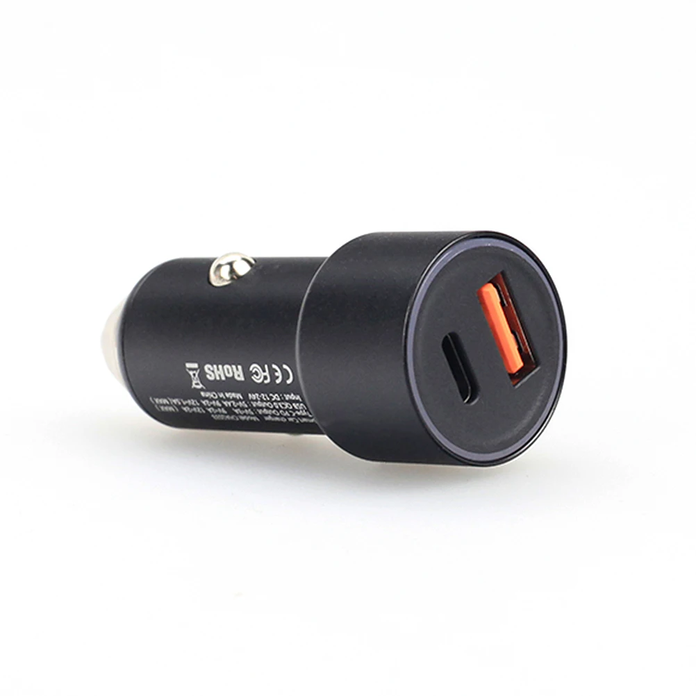 12v-24v Dual USB зарядное устройство автомобильное для Мобильный телефон Металл