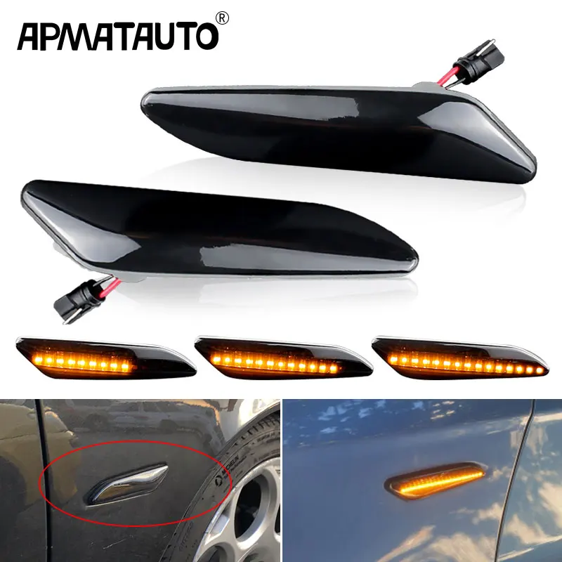 

2 шт., Мигающие Светодиодные поворотники для Fiat Egea тип (356)2015-2020, Chrysler Ypsilon тип (846) 2011-2020