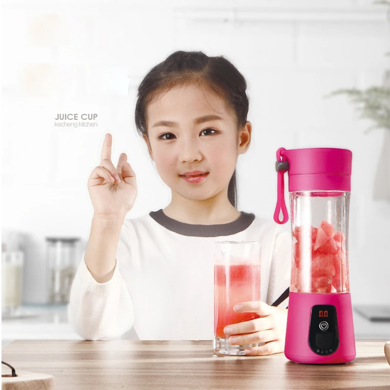 380ml portable blender usb mixer electric juicer machine smoothie food processor personal cup juice | Бытовая техника