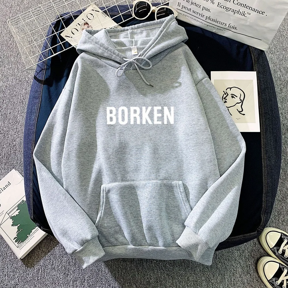 

Casual Hoodie Letter Printing Long-sleeved 2021 Autumn Blouse Pullover Sweatshirt For Women Moletom Solid Loose Female Pullover