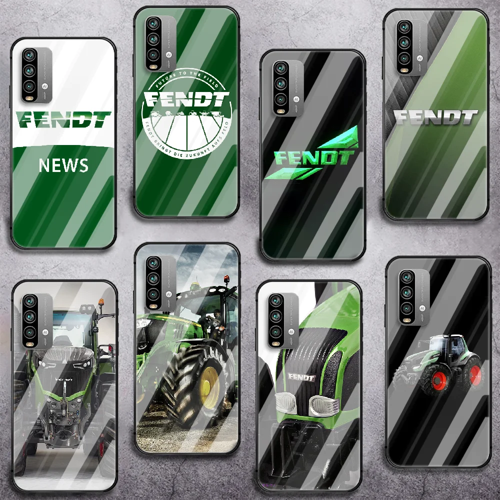 

FENDT Tractor Phone Tempered Glass Case Cover For Xiaomi Redmi note k 7 8 9 10 30 40 A C T S Pro 4G 5G Ultra Shell 3D Black