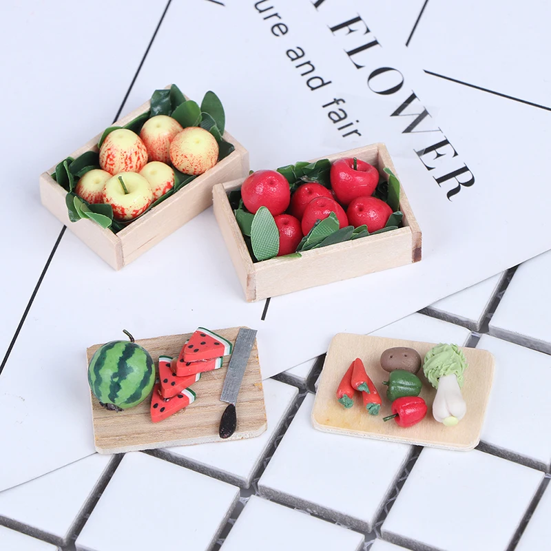 

1PC Baby Early Education Wooden Kitchen Toys Cutting Fruit Vegetables Education Food Toys For For Preschool Children Gifts