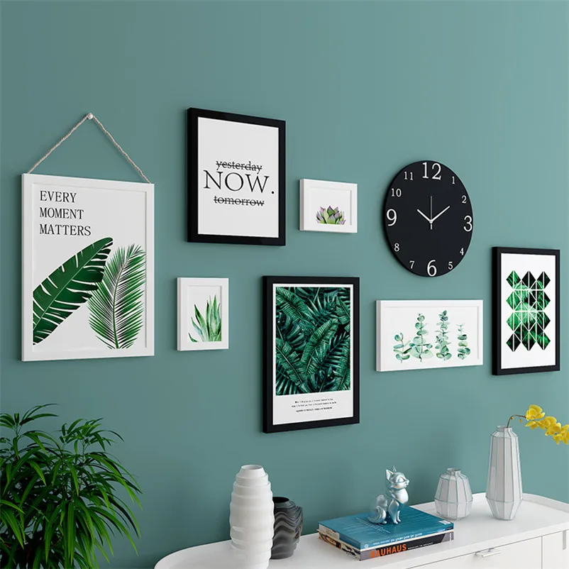 Набор фоторамок с коллажем 7 шт. настенные украшения держатель для фотографий