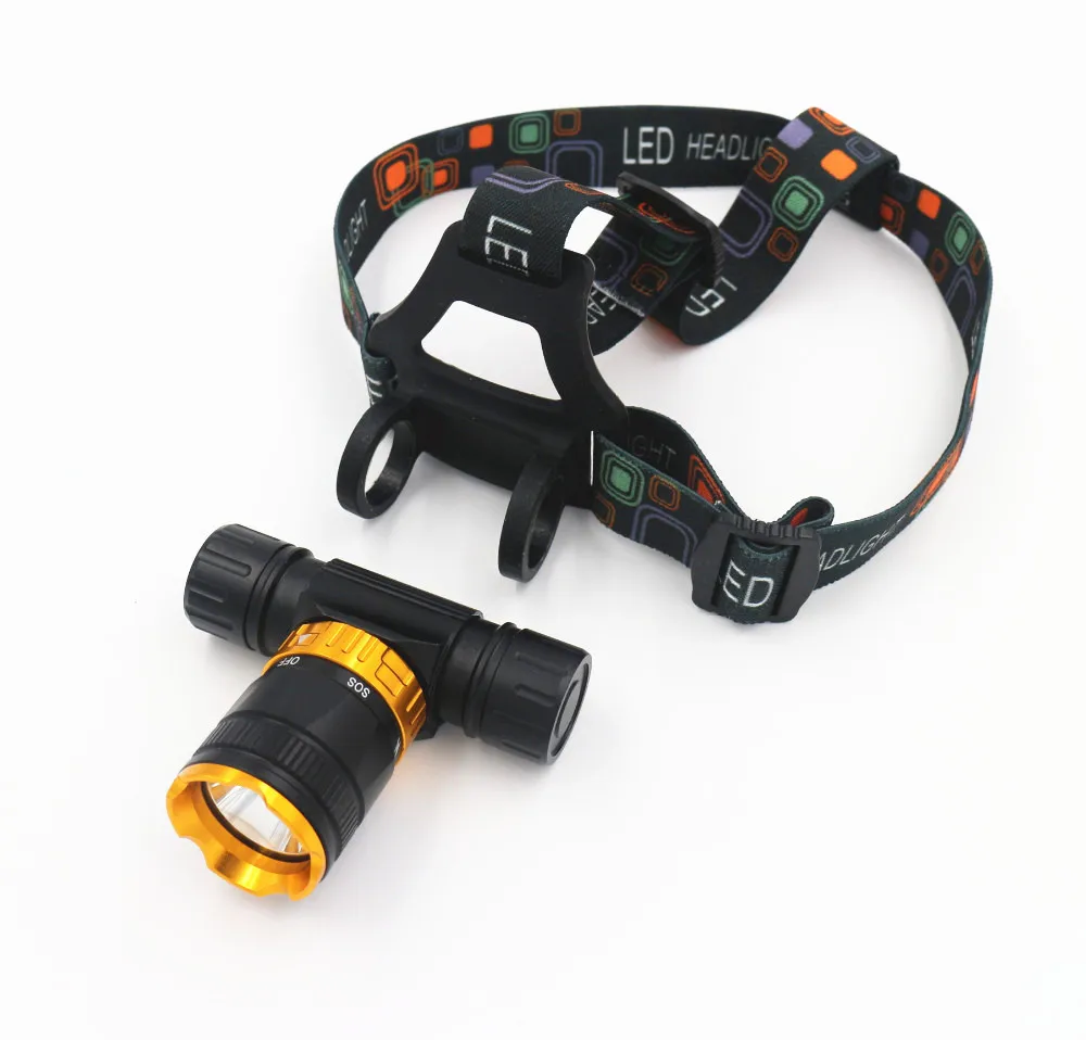 Фонарь налобный светодиодный водонепроницаемый для дайвинга|led headlamp waterproof|led