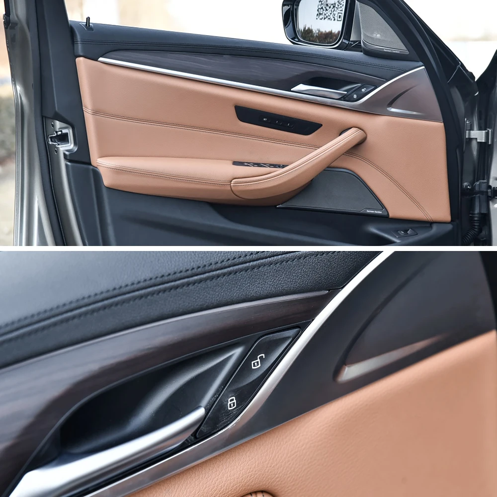 Interior door armrest panel cover trim design for bmw g30 decoration strips automobile clip | Автомобили и мотоциклы