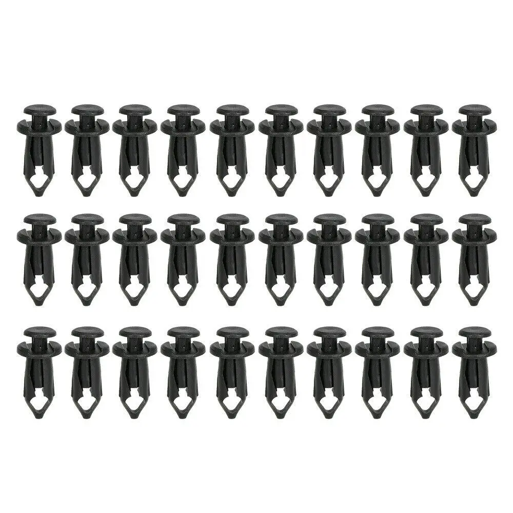 

190Pcs Universal Fasteners Buckle Plastic Leather Buckle 6 Size Car Push Pin Rivet Trim Auto Plastic Fastener Clip New