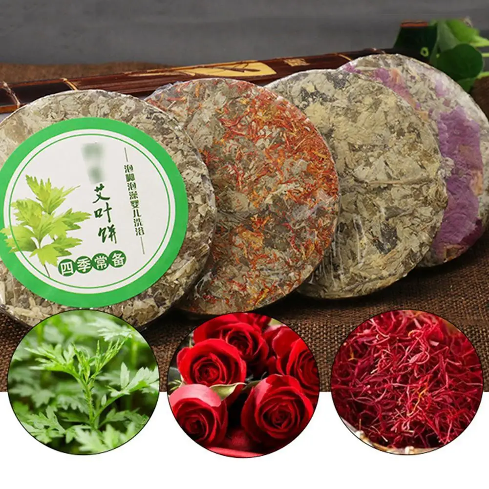 

1pcs Foot SPA Massager Bath Powder Wormwood Ginger Feet Soaking Bathing Herbal Detoxification Anti Edema Foot Care