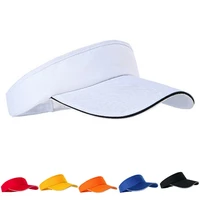unisex empty top visor cap women sunscreen hats man cotton snapback cap adjustable for running tennis golf