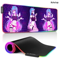 moneko gaming mouse pad computer mousepad rgb large mouse pad gamer xxl mouse carpet big mause pad pc desk play mat with backlit
