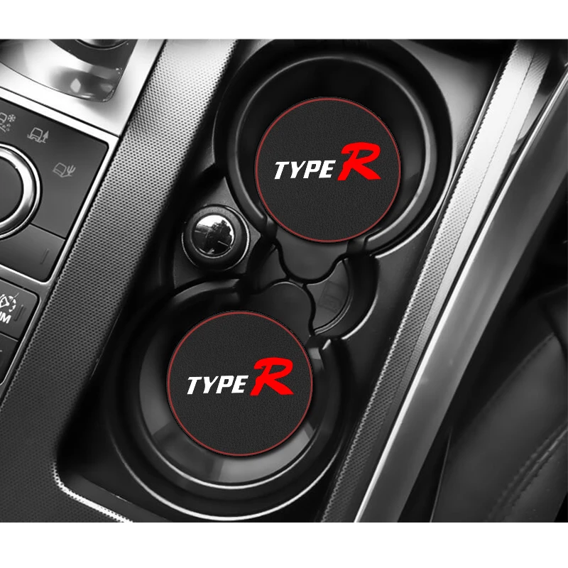 1 шт. коврики для автомобильного интерьера Кожаная подставка водных подставок Honda