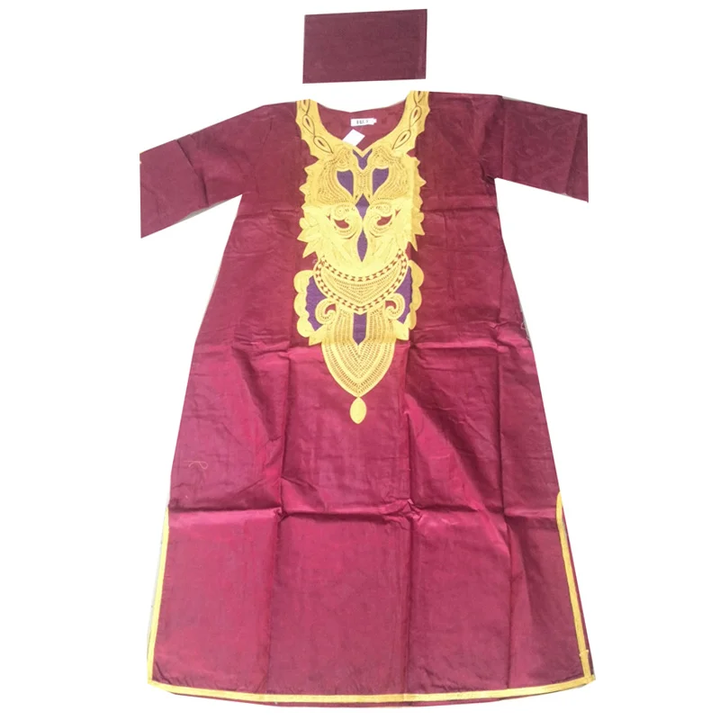 

Африканское женское платье, традиционные африканские платья для женщин, Макси-платья с вышивкой и головным убором, традиционная одежда