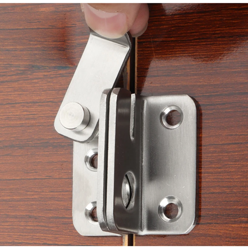 Stainless Steel Gate Latches Slide Bolt Latch Safety Door Locker Sliding Door Latch Interior Lock Deadbolt Door Latch