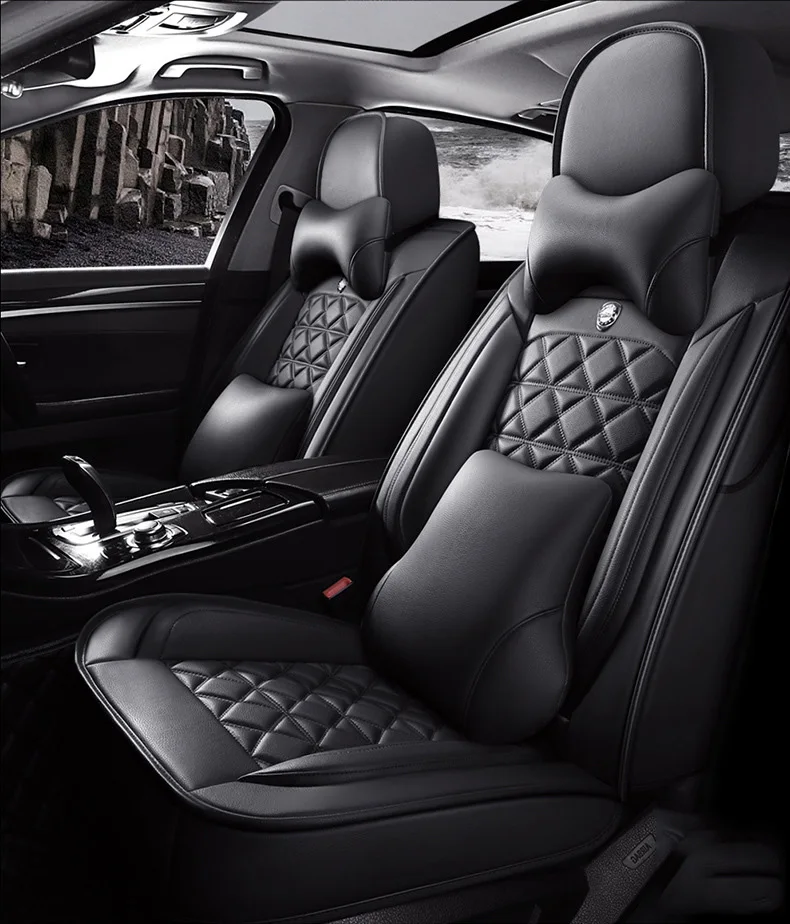 Leather Car seat cover for CHRYSLER 200 300 grand voyager Pacifica PT Cruiser Sebring Town and Country Rolls-Royce Ghost cushion