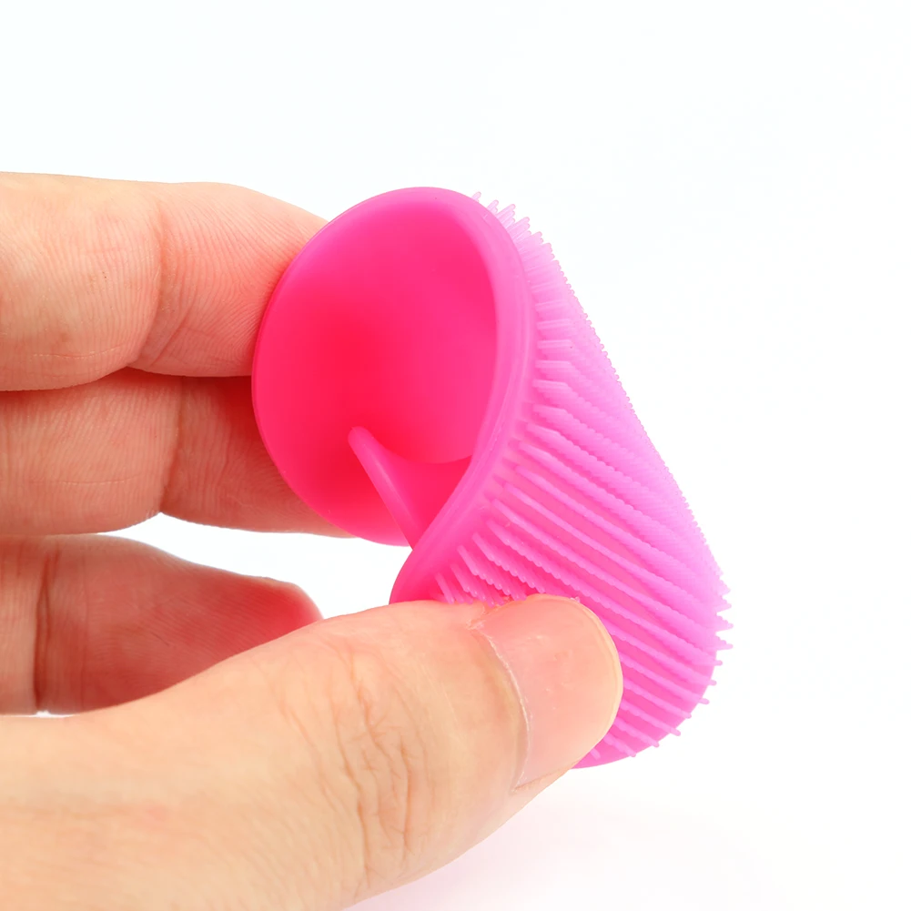 1 шт. мягкие силиконовые щеточки для очищения лица мытья кожи удаления угрей пор