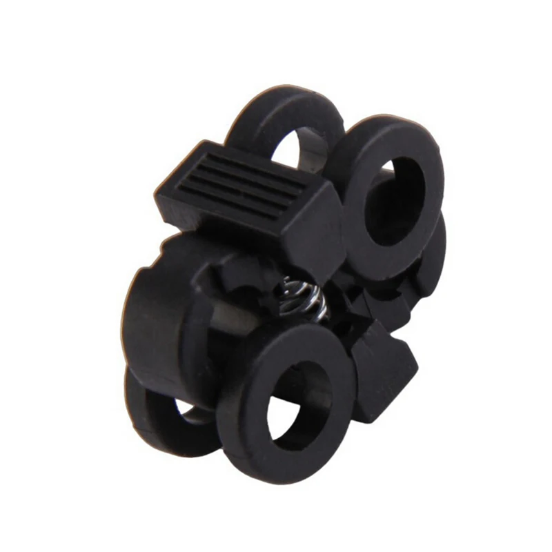 10 шт./лот обувь украшения крест зонтик веревка черная Регулировка шнурка Пряжка