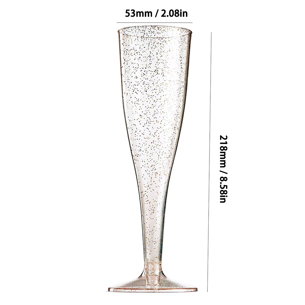 5 шт./компл. одноразовые Пластик красное вино Стекло Свадьба тостов шампанское Futes