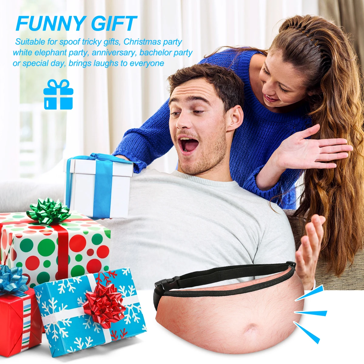 Сумка на живот для пива сумка папы 3D забавные подарки водонепроницаемые