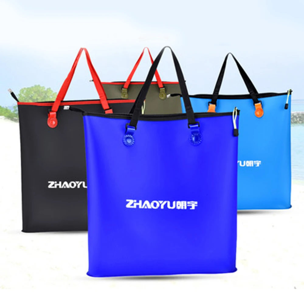 4 Size EVA Folding Fishing Bag Foldable Bucket Portable Outdoor Water Tank Fish Wear Care Gear X92G | Спорт и развлечения