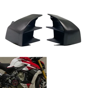 StreetFighter V4 carbon fiber windshield wing is suitable for Ducati StreetFighter V2 V4 V4S fairing front aerodynamic spoiler