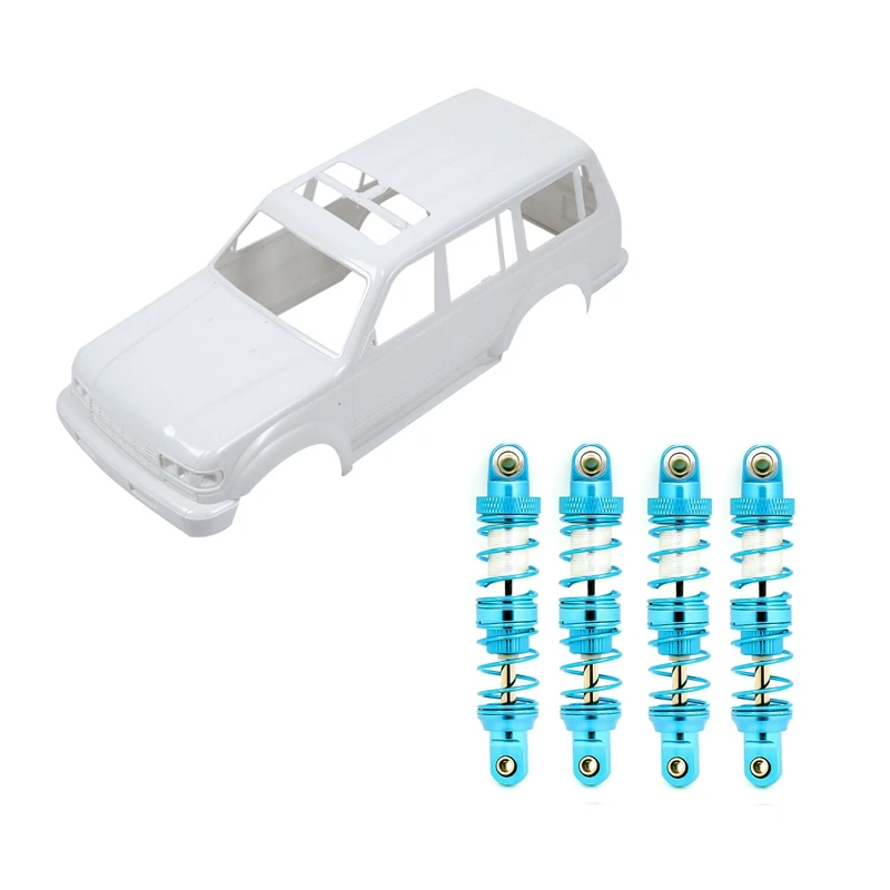 

Корпус из твердого пластика с 4 масляными амортизаторами, 70 мм, Land Cruiser LC80, металлическая двойная пружина, 1/10