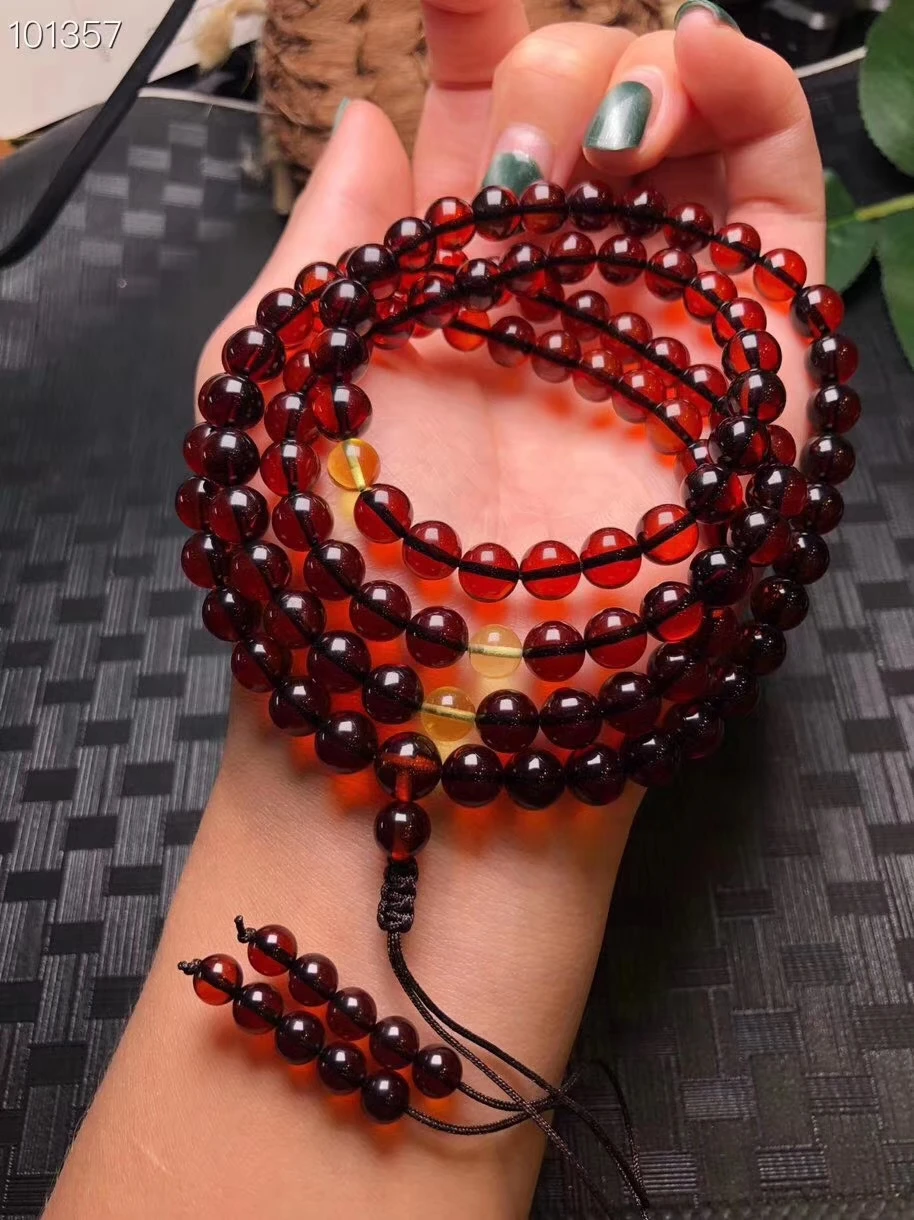 Ожерелье из настоящего природного крови цвета-красный желтый драгоценный камень