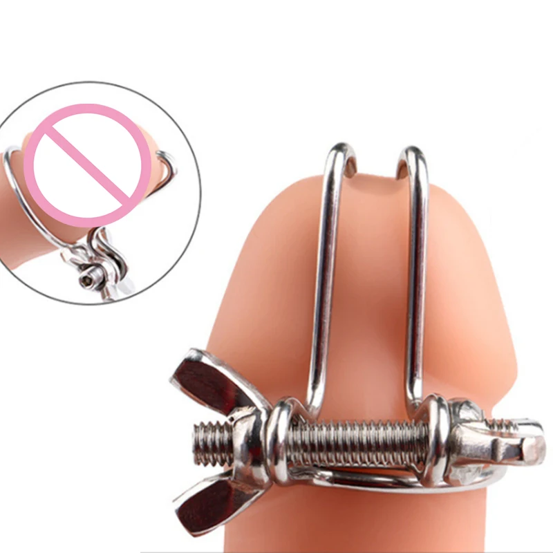 

Male Urethral Dilator Adjustable Pins Masturbation Device Penis Torture Adult Game SM Cock Ring Glans Stimulator Sex Toy for Men