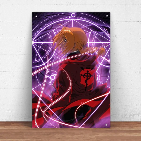 

Fullmetal Alchemist Anime Metal Tin Sign Metal Sign Wall Decor Japanese Anime Poster Manga Anime Decor Anime Gifts GHI211