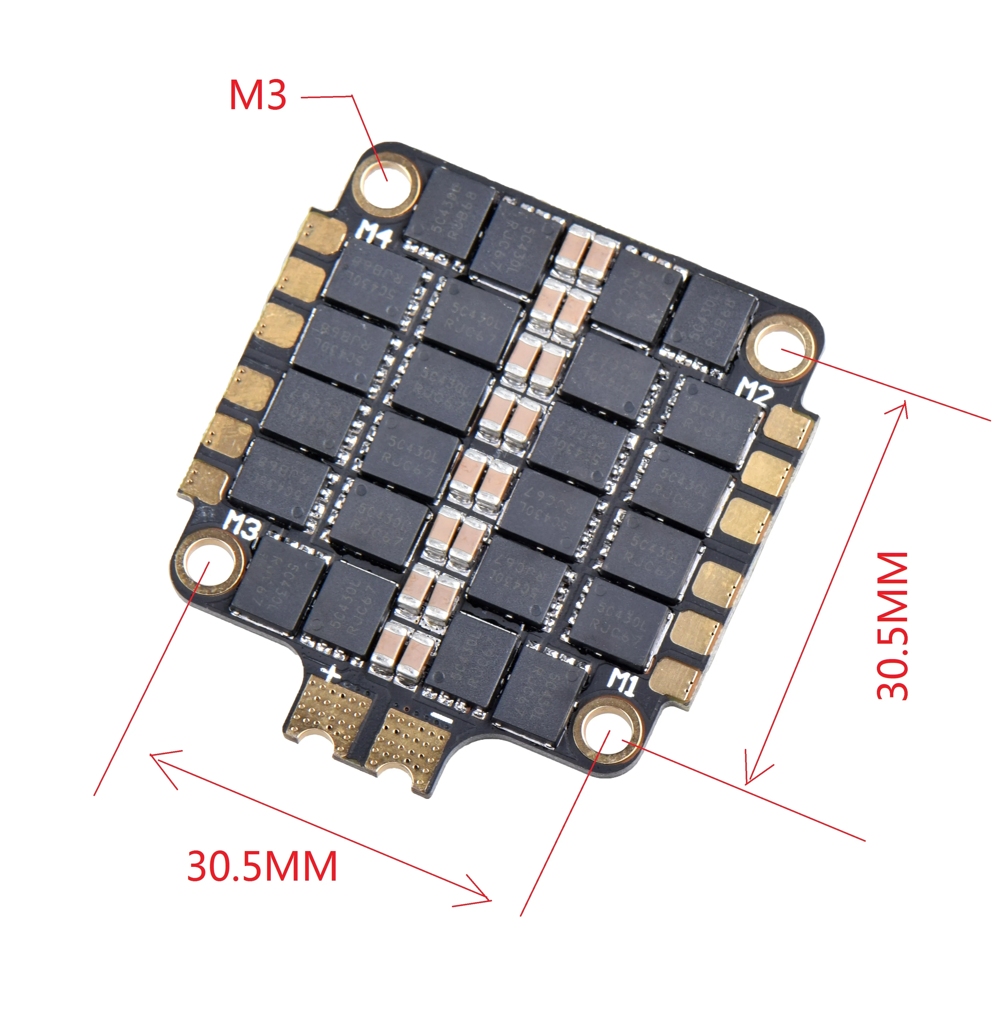 Высококачественная искусственная кожа 2-6s 4 в 1 55A/ 40A BLHeli ESC субтитры плата