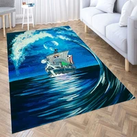 ocean one piece anime carpet for living room 3d hall furniture floor mat bath anime area rug teenager bedroom decora