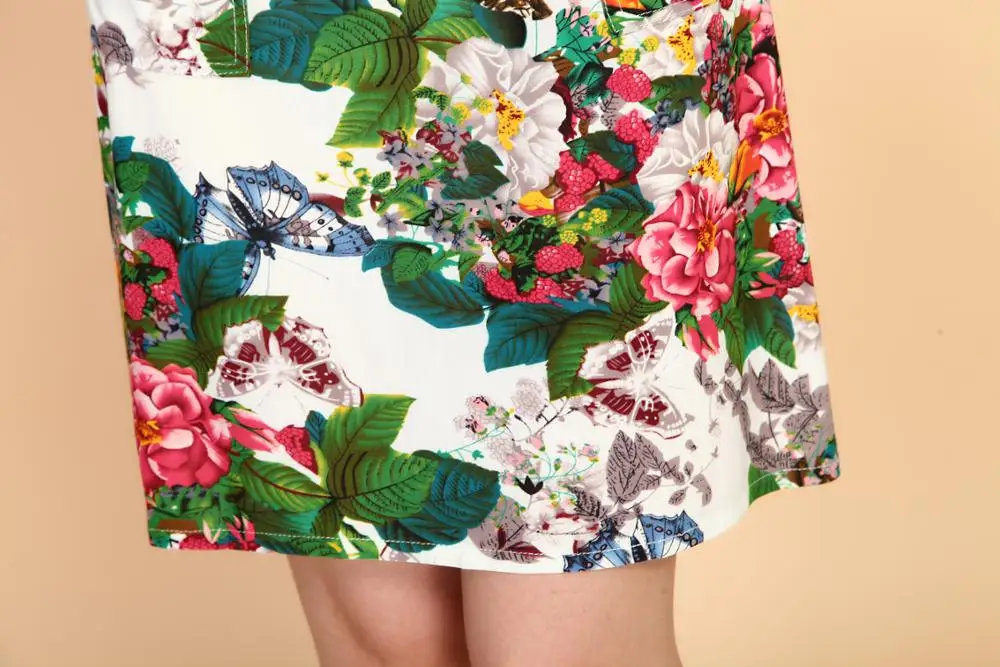 Женское летнее платье Vestidos De Festa шелк короткое с рукавом без ворота повседневное