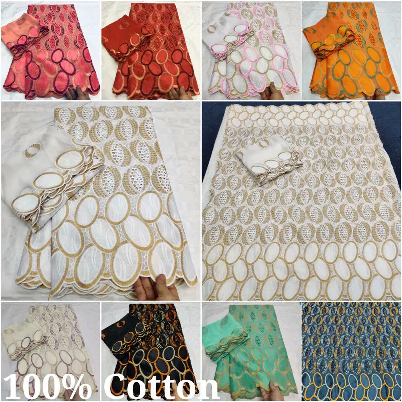 Африканская швейцарская вуаль кружева Свадебное женское платье Высокое