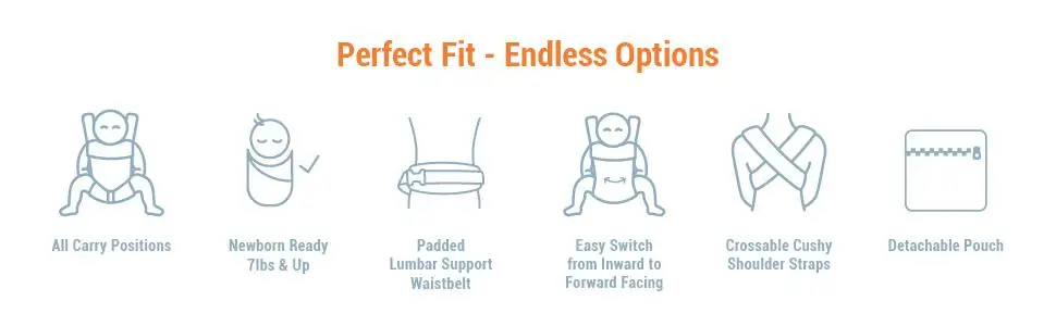 Egobaby omni 360, слинг для малышей, многофункциональный, дышащий, переноска для новорожденных, удобное приспособление для переноски, слинг, рюкзак, детская коляска