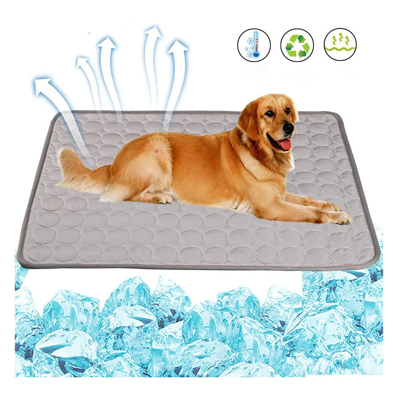 

Dog Mat Cooling Summer Pad Mat For Dogs Cat Blanket Sofa Breathable Pet Dog Bed Summer Washable For Small Medium Large Dogs Car#