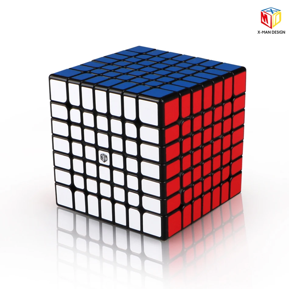 Qiyi X Man Design Spark M 7x7x7 волшебный Магнитный куб профессиональные магниты 7x7 скоростной