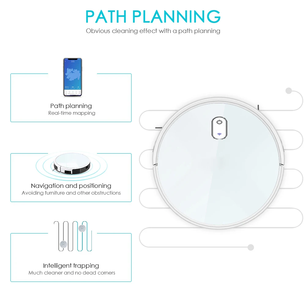 Робот пылесос 2 в 1 Мощное всасывание самозарядка 2100 Па|Пылесосы| |