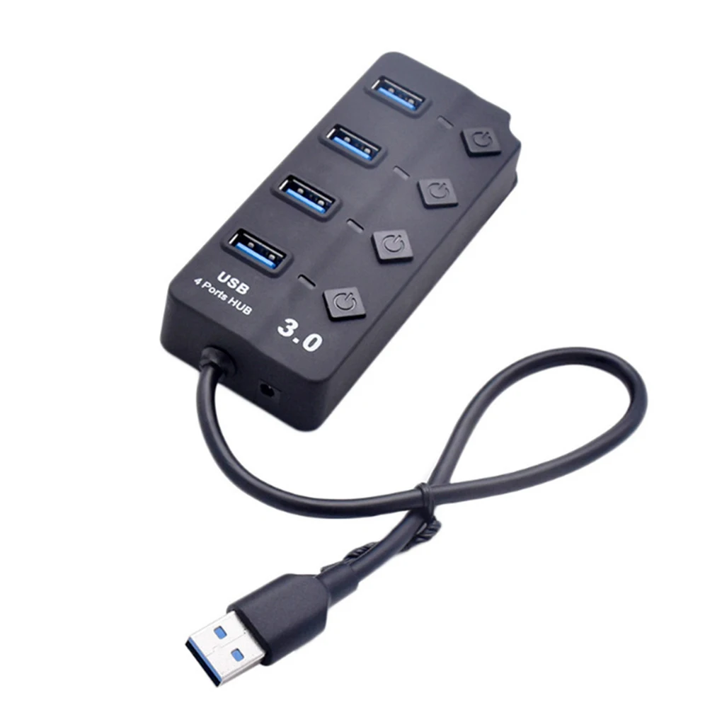 Концентратор USB 3 0 разветвитель с 4 портами высокоскоростной индивидуальный