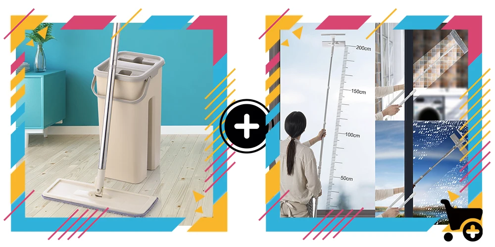 Плоское Ведро для ленивых вращающаяся швабра с подушечками из микрофибры для мытья рук волшебное самопрессованное ведро для мытья пола кухни