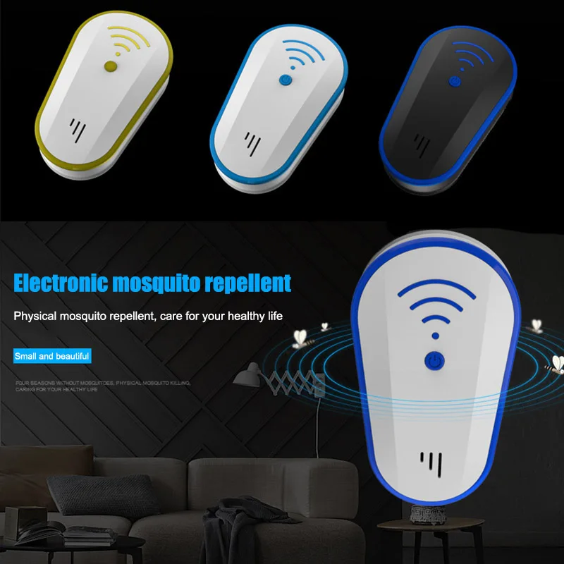 Ультразвуковой Отпугиватель вредителей против комаров электронный