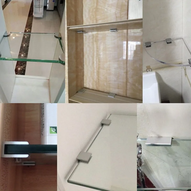 4 шт./компл. высокое качество космические алюминиевые стеклянные зажимы