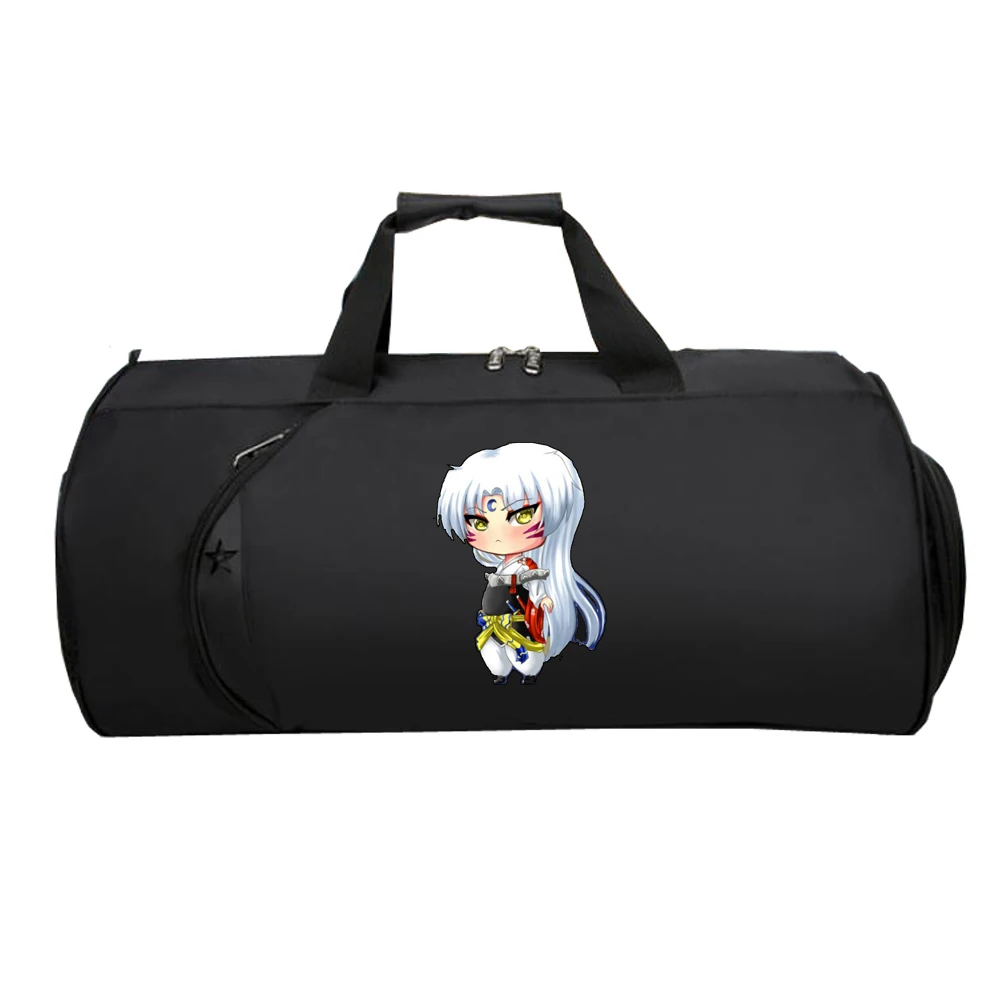 

anime teenagers Multifunctional Large Travel luggage Handbag Men women Travel luggage shoulder Package for Inuyasha