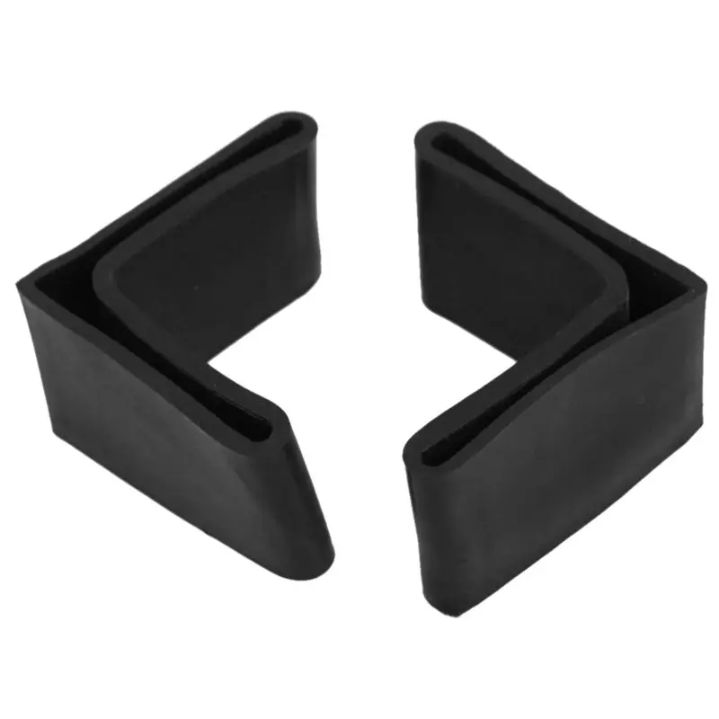 

10 Pcs 50mm x 50mm L Shaped Furniture Angle Rubber Foot Covers