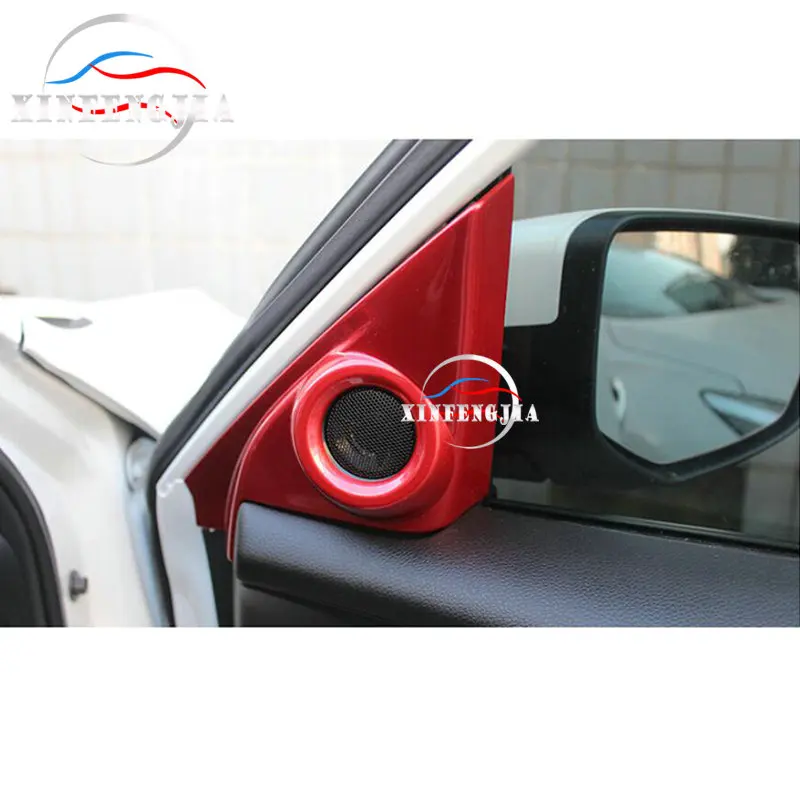 Подходит для Honda Civic 2016 2019 Red A Pillar Stereo Speaker Frame Trim|Лепнина интерьера| |