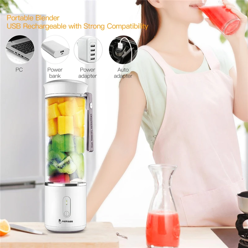 

Wireless Electric Juicer Cup Kitchen Vegetable Fruit Blender Fruit Mixing Shakes Smoothies Maker Safety Fruit Juice Extractor 31