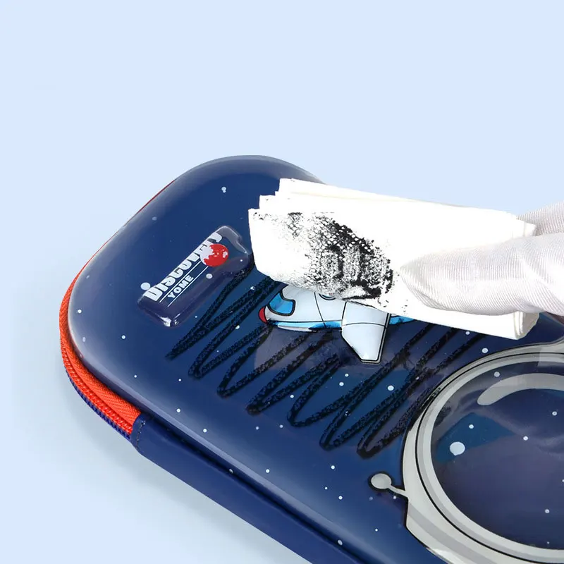 Larger Capacity 3D Space Pencil Case EVA Pen Pouch Stationery Box Anti-Shock for School Students Girls Kids Stationary Gifts