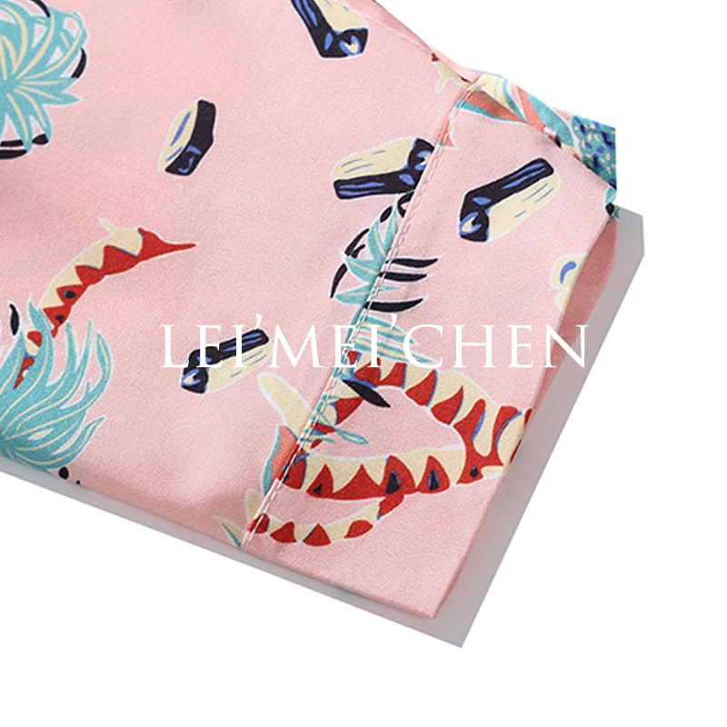 

LEIMEICHEN Casual Printed Long Sleeve Shirt Men High Streetwear 2020 Fall Women Shirt Retro Shirts Harujuku Mens Shirt ZJ929