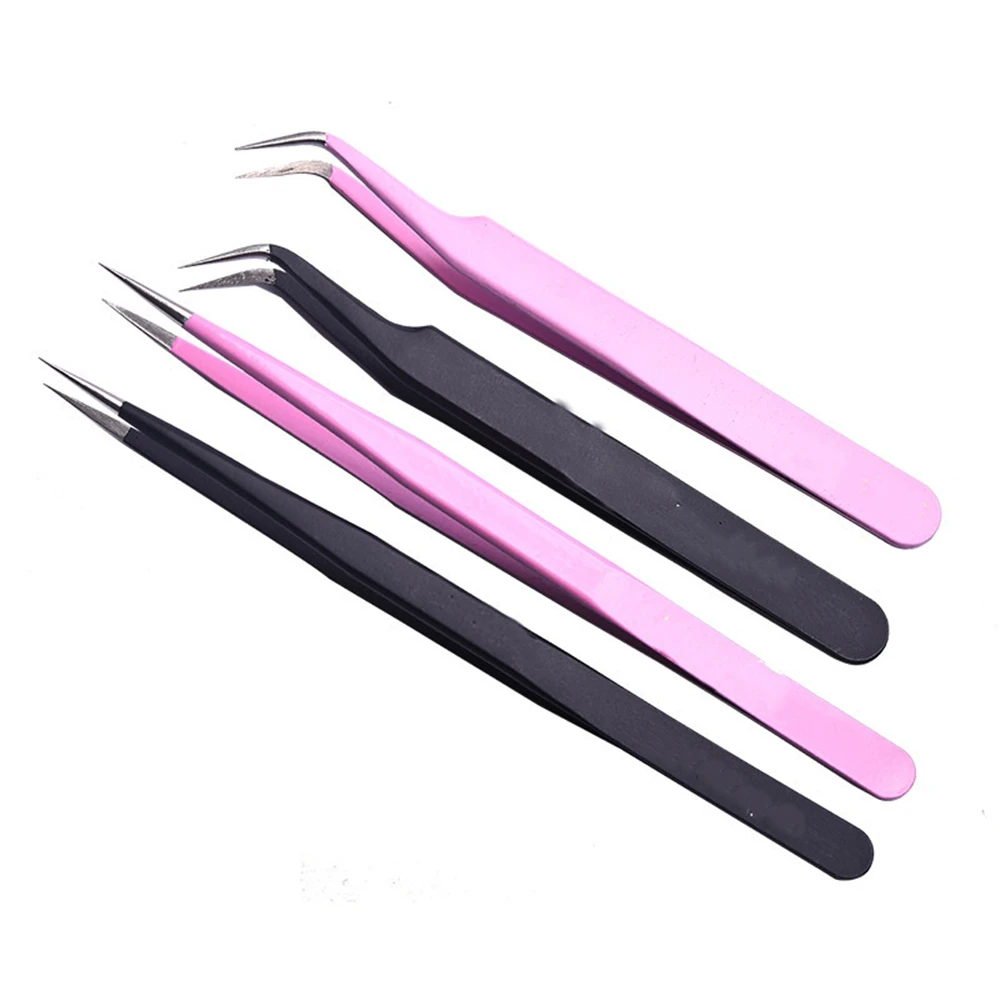 1 или 2 шт. Профессиональный пинцет для макияжа ресниц Пинцет наращивания бровей