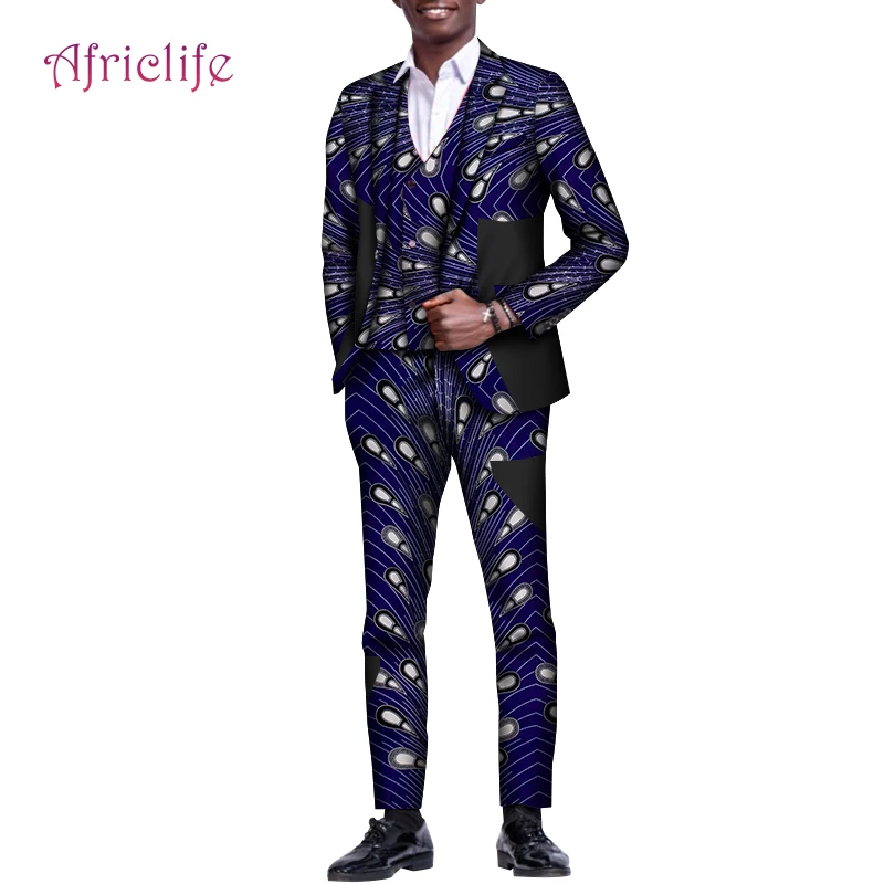 Ankara Print Suits Man Blazer WYN1344