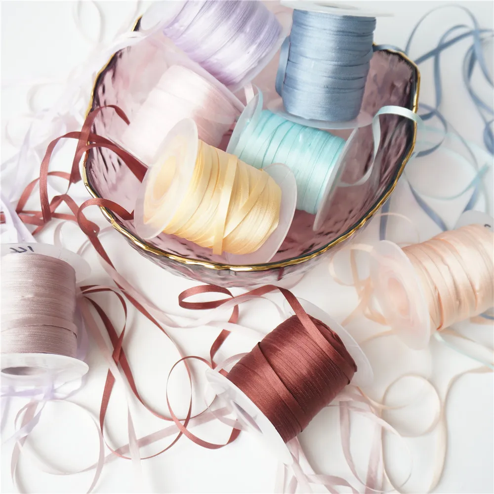 Шелковая вышитая лента 4 мм аксессуары для кукол ручной работы костюм из